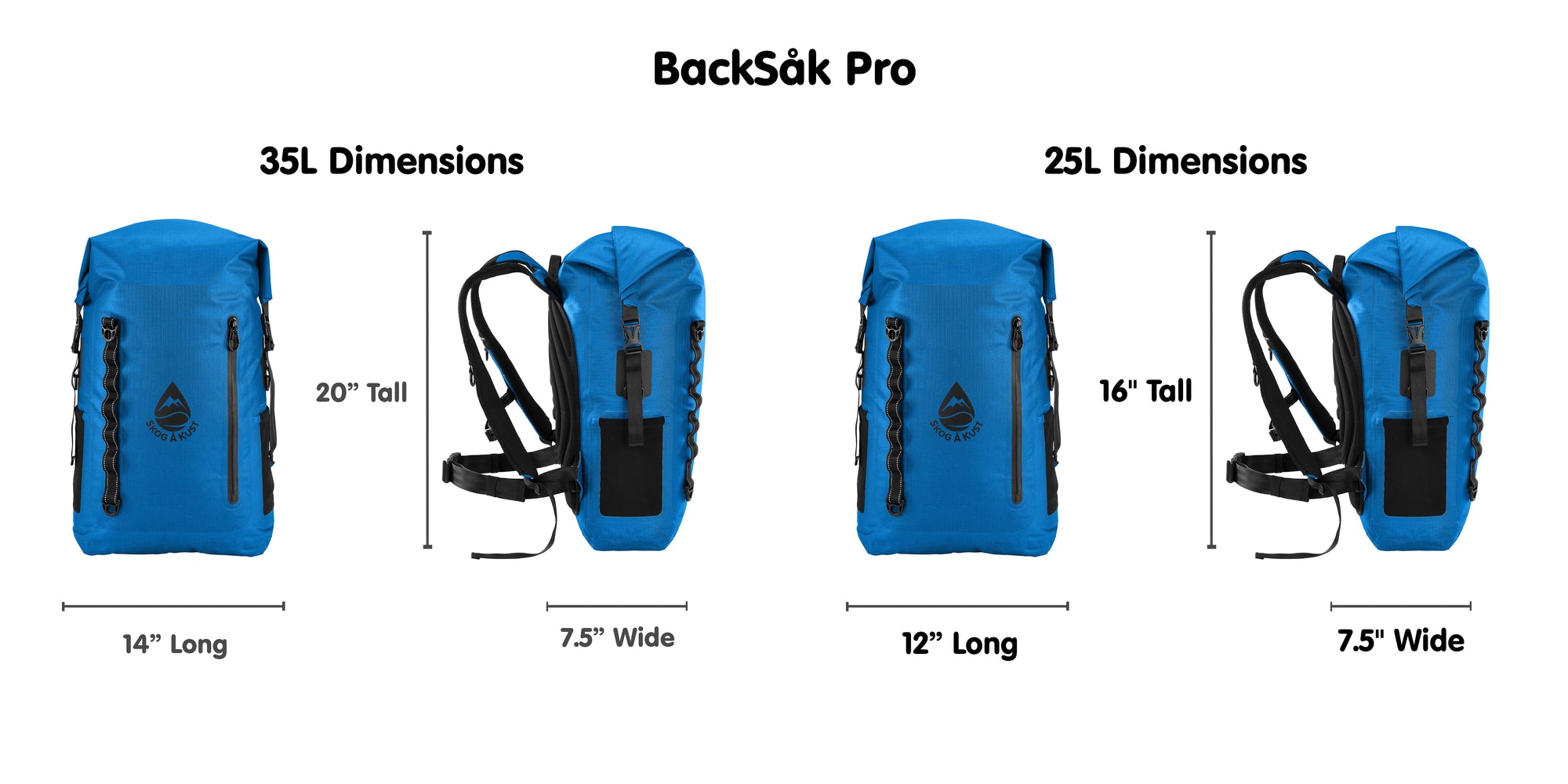 Buy BACKSÅK Premium Waterproof Dry Bags Online – Skog Å Kust